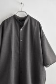 画像3: TRAVAIL MANUEL ハイツイストストレッチ バンドカラーSH