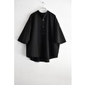 TRAVAIL MANUEL ハイツイストストレッチ バンドカラーSH