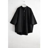 TRAVAIL MANUEL ハイツイストストレッチ バンドカラーSH