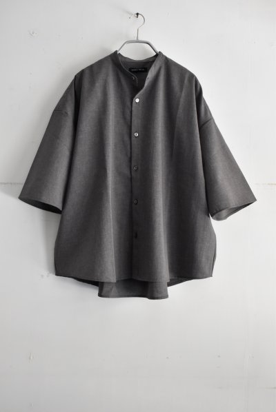 画像2: TRAVAIL MANUEL ハイツイストストレッチ バンドカラーSH