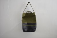 Hand Paint army tent tote bag