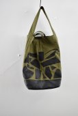 画像2: Hand Paint army tent tote bag (2)