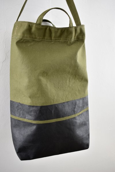 画像6: Hand Paint army tent tote bag