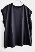 画像2: mono LABO 強撚天竺 オーバーサイズフレンチTee (2)