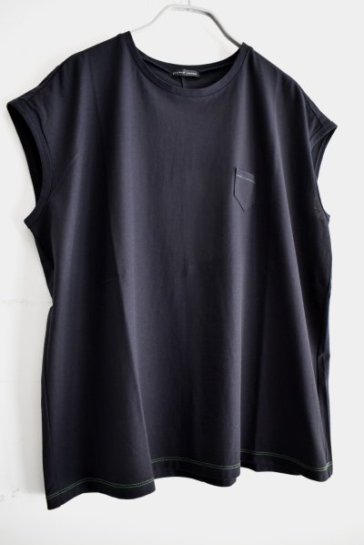 画像2: mono LABO 強撚天竺 オーバーサイズフレンチTee