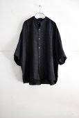 画像2: TRAVAIL MANUEL キュプラチェック バンドカラーSH (2)