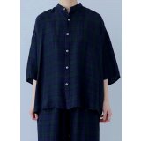 TRAVAIL MANUEL キュプラチェック バンドカラーSH