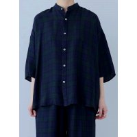 TRAVAIL MANUEL キュプラチェック バンドカラーSH