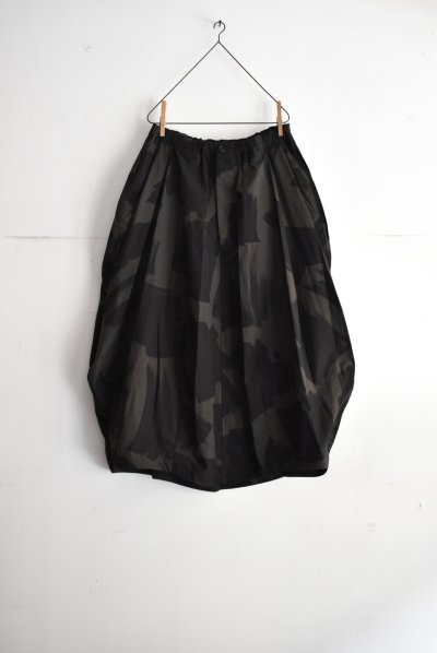 画像1: HAVERSACK ブラッシュドプリント バルーンスカート