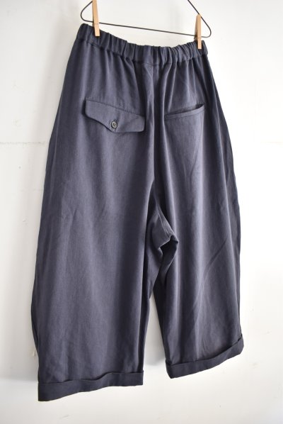 画像8: TANG リネンコットンツイル クロップド ボリュームパンツ