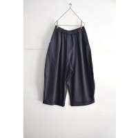 TANG リネンコットンツイル クロップド ボリュームパンツ