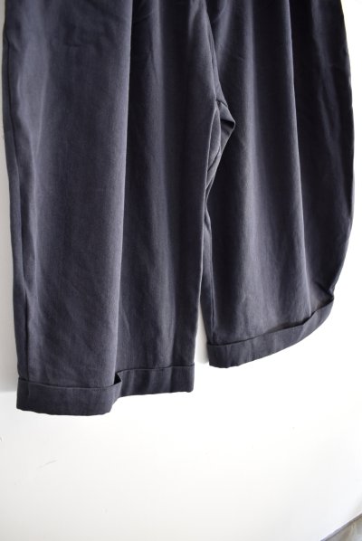 画像6: TANG リネンコットンツイル クロップド ボリュームパンツ