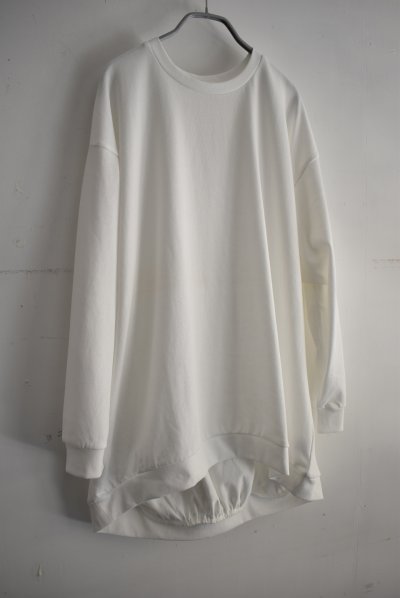 画像2: TANG シルキーコットン天竺 オーバーサイズTee