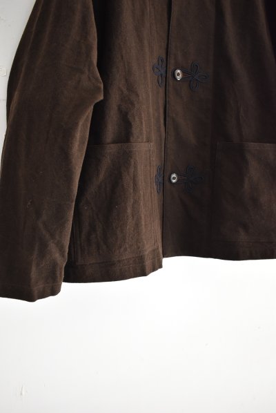 画像5: HAVERSACK 泥染め風コットンフランネル ラグランアウタージャケット