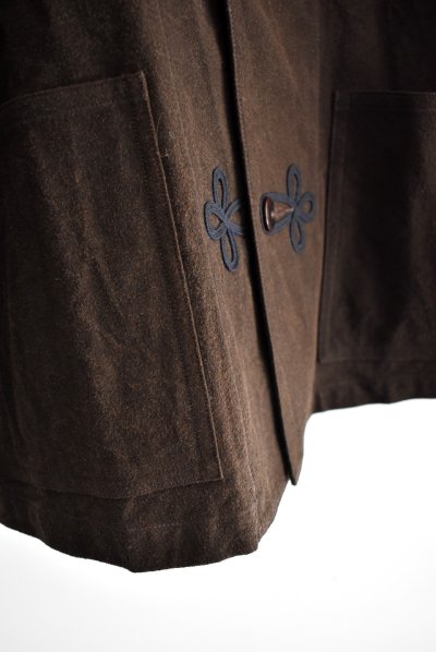 画像7: HAVERSACK 泥染め風コットンフランネル ラグランアウタージャケット