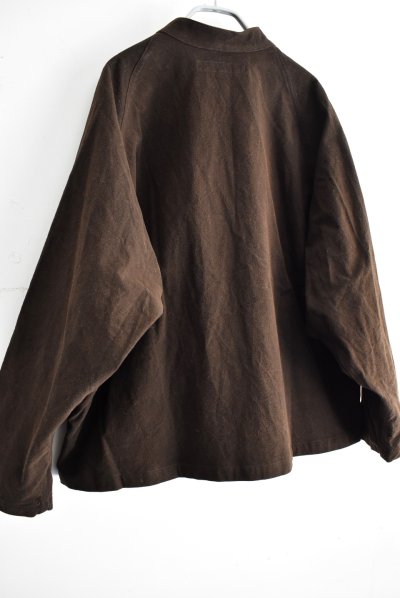 画像10: HAVERSACK 泥染め風コットンフランネル ラグランアウタージャケット