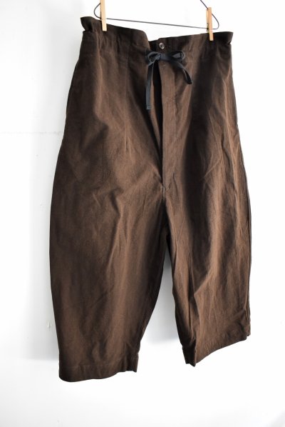 画像2: HAVERSACK 泥染め風コットンフランネル オーバーサイズワイドパンツ