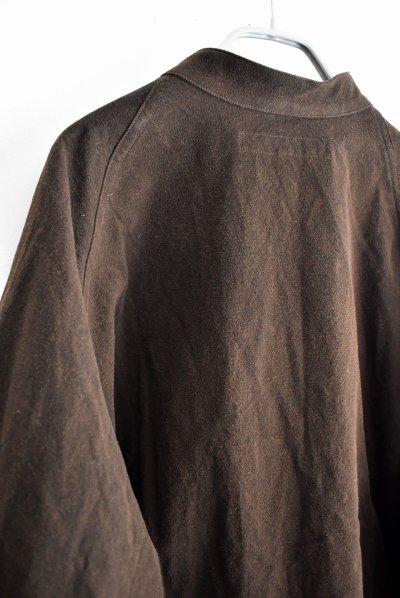 画像11: HAVERSACK 泥染め風コットンフランネル ラグランアウタージャケット