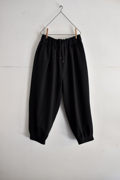 画像2: NO CONTROL AIR オクタグラムポリエステル 裾8タックパンツ