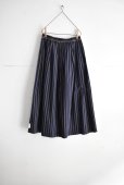 画像6: vmヴ―ム マルチストライプ タックギャザースカート (6)