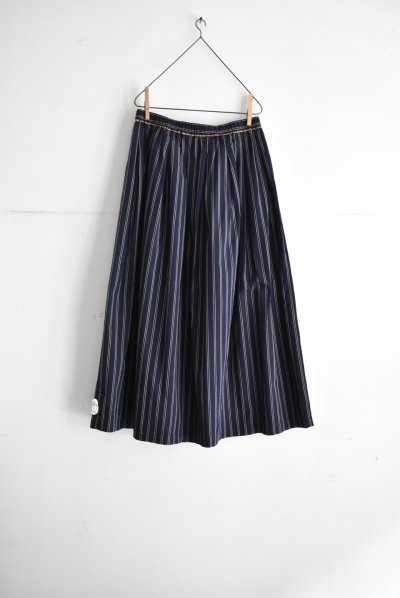 画像6: vmヴ―ム マルチストライプ タックギャザースカート