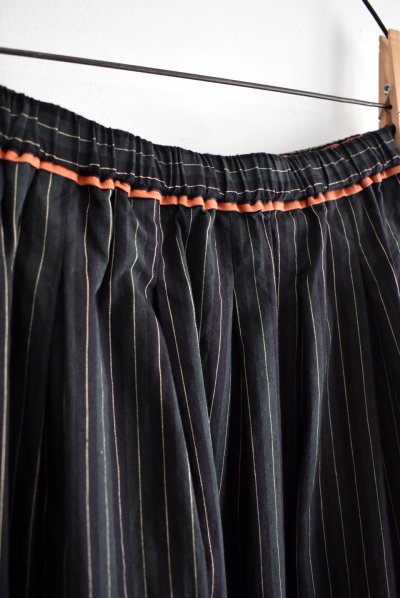 画像3: vmヴ―ム マルチストライプ タックギャザースカート