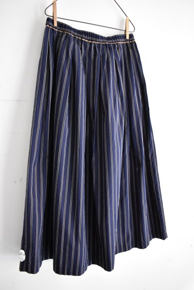 画像7: vmヴ―ム マルチストライプ タックギャザースカート