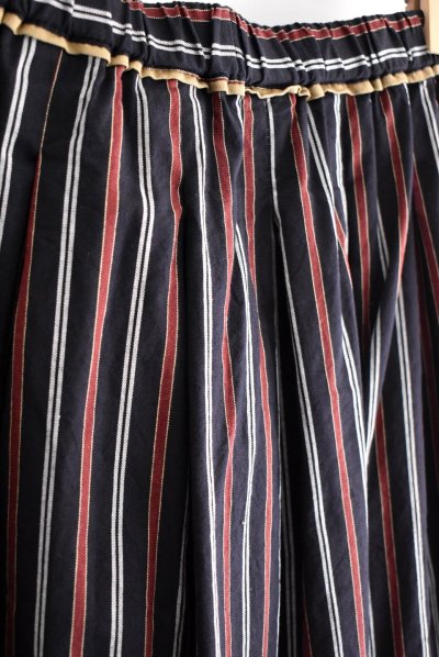 画像6: vmヴ―ム マルチストライプ タックギャザースカート