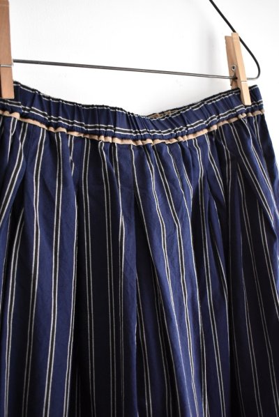 画像3: vmヴ―ム マルチストライプ タックギャザースカート