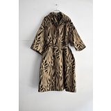 HAVERSACK  ATTIRE ブラッシュジャガード アシンメトリーカラーコート