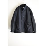 LOLO LIKE 撥水ナイロン スタンドカラービックブルゾン