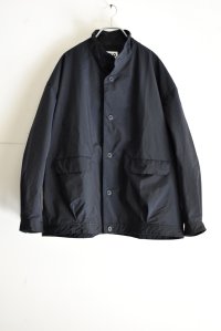 LOLO LIKE 撥水ナイロン スタンドカラービックブルゾン