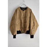 HAVERSACK シルクジャガードキルト ノーカラーブルゾン