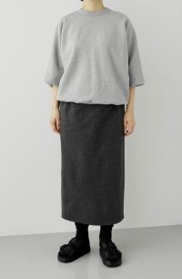 TRAVAIL MANUEL ミラノリブ ロングタイトスカート
