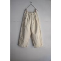 TRAVAIL MANUEL モールスウェード 2タックトラウザー