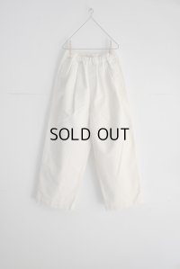 TRAVAIL MANUEL モールスウェード 2タックトラウザー