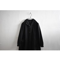 50-60s French Black Light Moleskin Open Collar One-piece