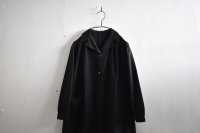 50-60s French Black Light Moleskin Open Collar One-piece