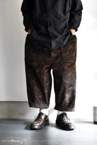rdv o globe TRISTAN PA.ストレッチコーデュロイ プリントパンツ
