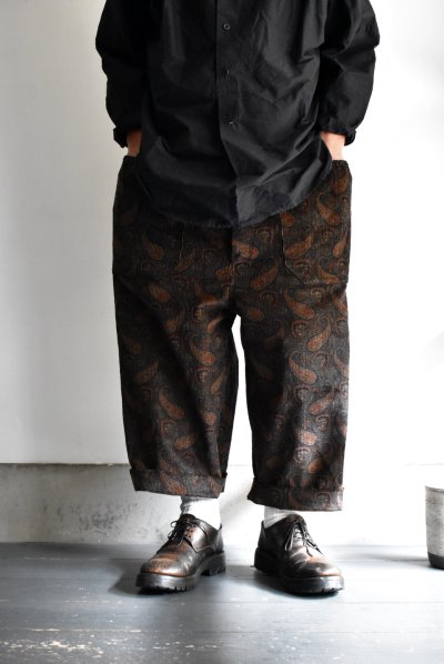 画像1: rdv o globe TRISTAN PA.ストレッチコーデュロイ プリントパンツ
