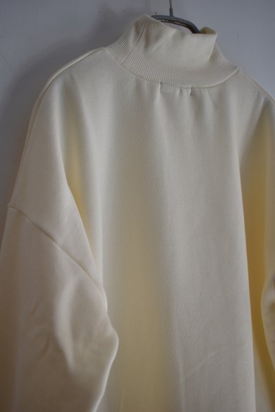 画像10: TRAVAIL MANUEL 起毛裏毛ハイネックプルオーバー