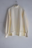 画像1: TRAVAIL MANUEL 起毛裏毛ハイネックプルオーバー (1)