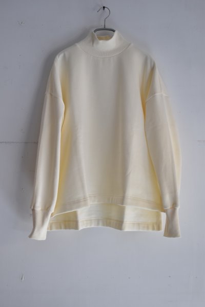 画像1: TRAVAIL MANUEL 起毛裏毛ハイネックプルオーバー