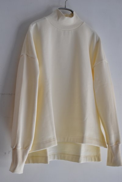 画像2: TRAVAIL MANUEL 起毛裏毛ハイネックプルオーバー