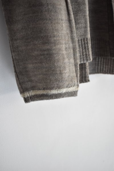 画像7: mono LABO 14Gウール×ブークレカーディガン