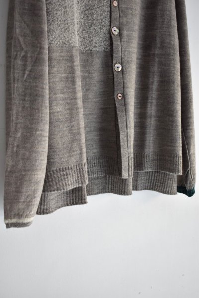 画像5: mono LABO 14Gウール×ブークレカーディガン