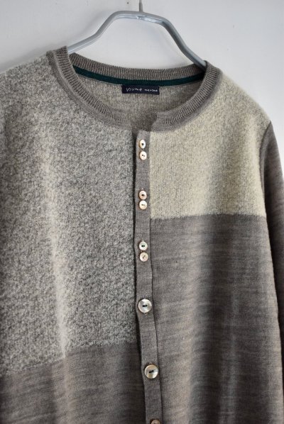 画像3: mono LABO 14Gウール×ブークレカーディガン