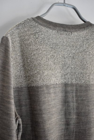 画像11: mono LABO 14Gウール×ブークレカーディガン