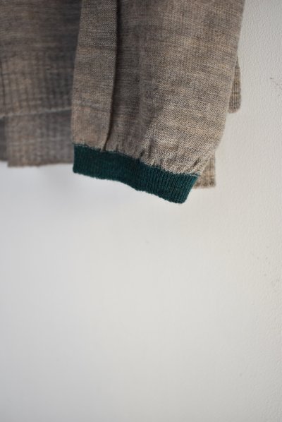 画像8: mono LABO 14Gウール×ブークレカーディガン