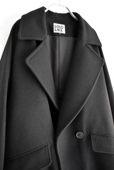 画像3: LOLO LIKE ラムメルトン ラグラン リーファーコート